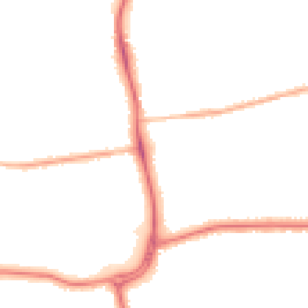 Night-time road noise heatmap for DN34 5AD