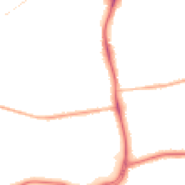 Night-time road noise heatmap for DN34 5AT