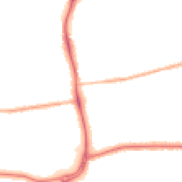 Night-time road noise heatmap for DN34 5AX