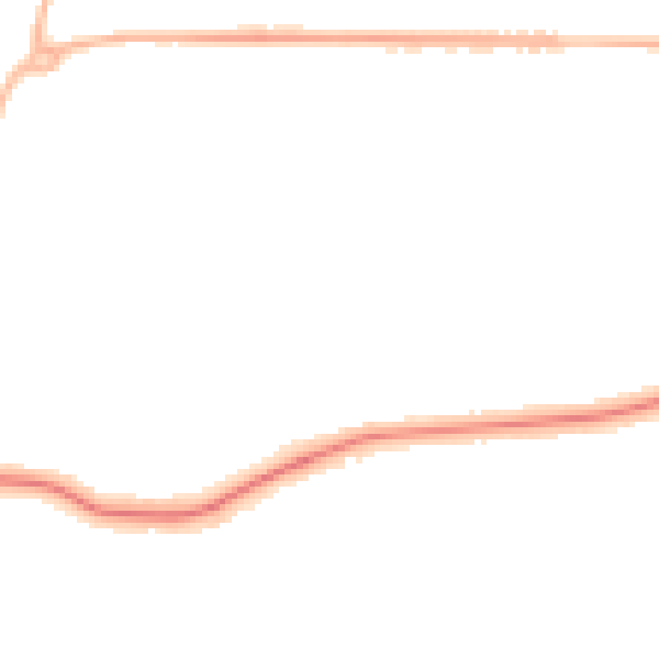Night-time road noise heatmap for DN34 5HP