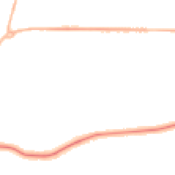 Night-time road noise heatmap for DN34 5HW