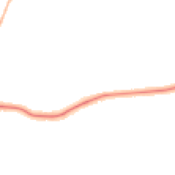 Night-time road noise heatmap for DN34 5HY