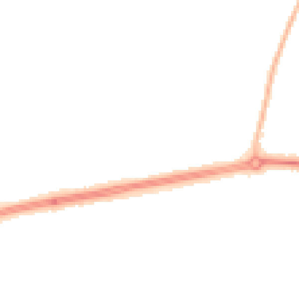Night-time road noise heatmap for DN34 5QP