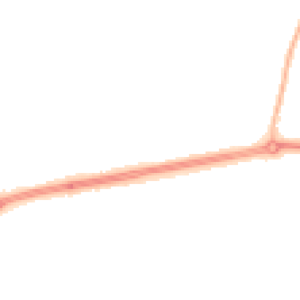 Night-time road noise heatmap for DN34 5QR