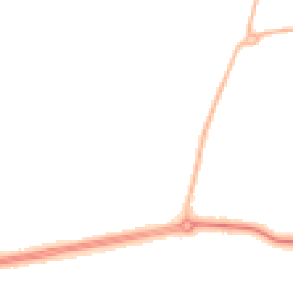 Night-time road noise heatmap for DN34 5SA