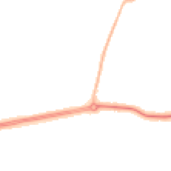Night-time road noise heatmap for DN34 5SE