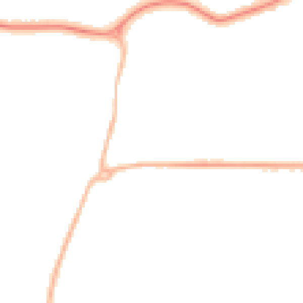 Night-time road noise heatmap for DN34 5ST