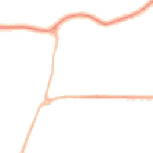 Night-time road noise heatmap for DN34 5UR