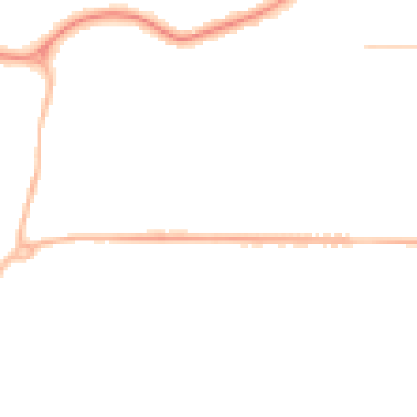 Night-time road noise heatmap for DN34 5UU