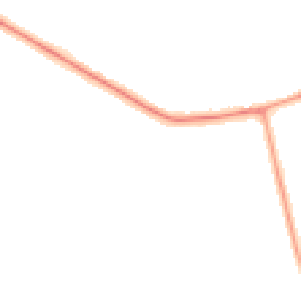 Night-time road noise heatmap for DN36 4AB