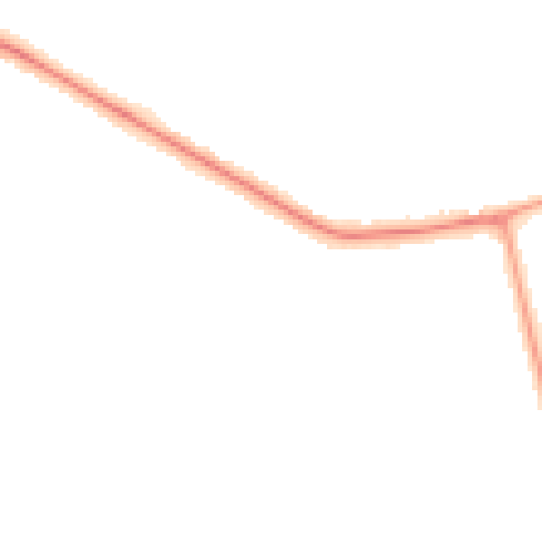 Night-time road noise heatmap for DN36 4AD