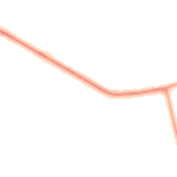 Night-time road noise heatmap for DN36 4AF