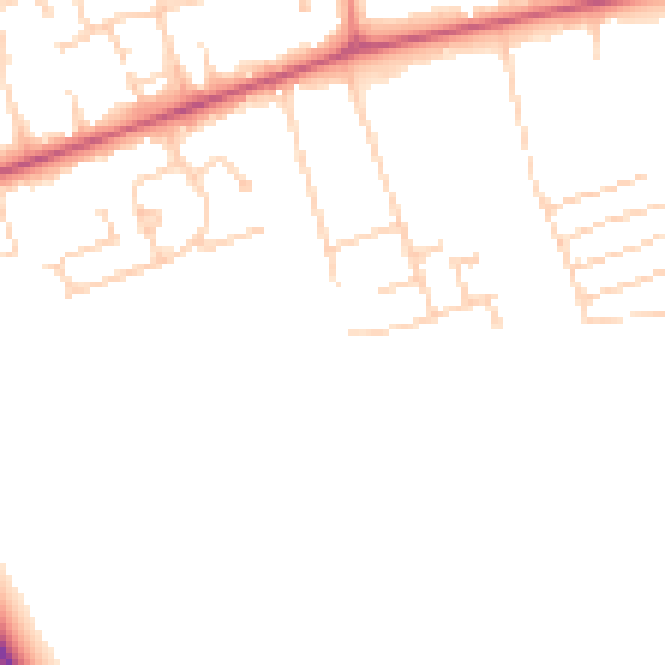 Daytime road noise heatmap for DN36 4BS