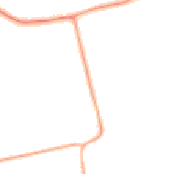 Night-time road noise heatmap for DN36 4DR
