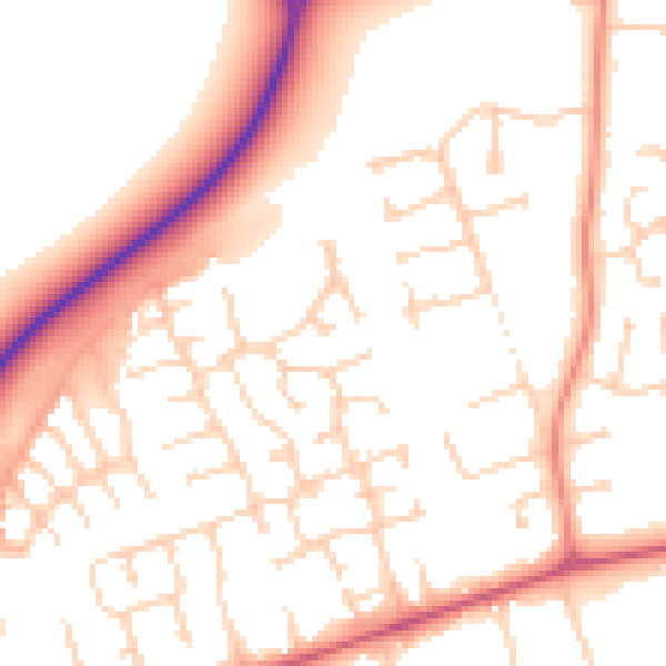 Daytime road noise heatmap for DN36 4GY