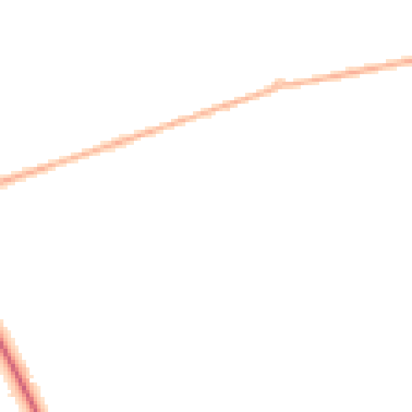 Night-time road noise heatmap for DN36 4NT