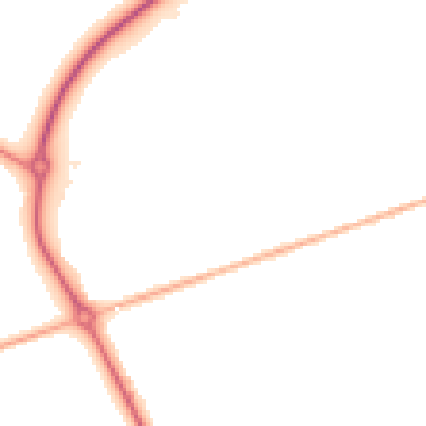Night-time road noise heatmap for DN36 4QD