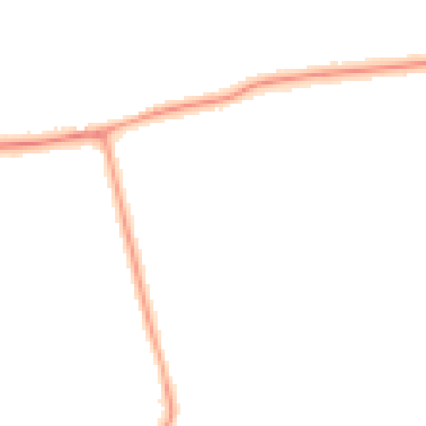 Night-time road noise heatmap for DN36 4UP