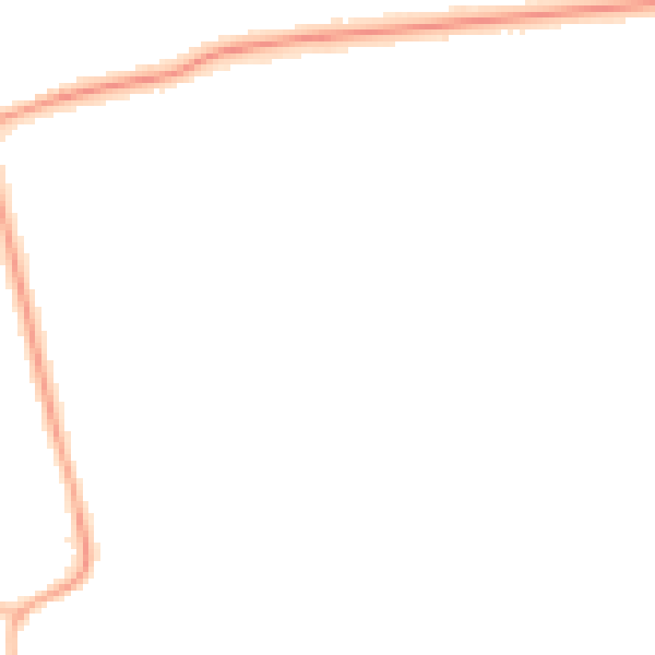 Night-time road noise heatmap for DN36 4UR