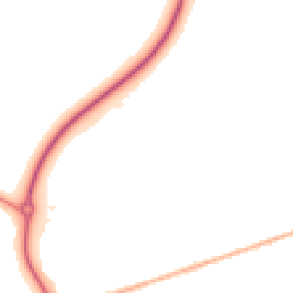 Night-time road noise heatmap for DN36 4WF