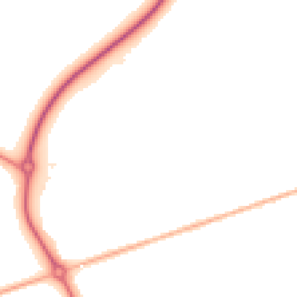 Night-time road noise heatmap for DN36 4WH