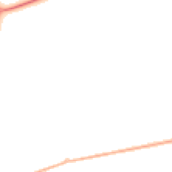Night-time road noise heatmap for DN36 4YY