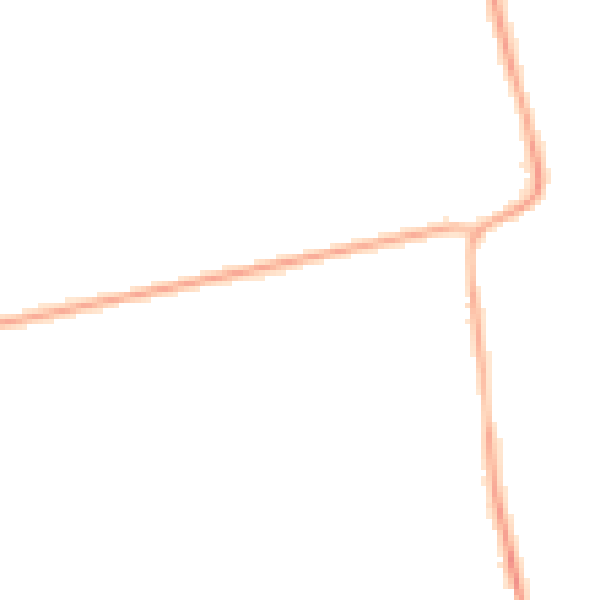 Night-time road noise heatmap for DN36 4ZB
