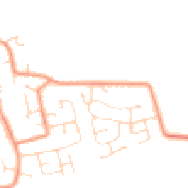 Daytime road noise heatmap for DN36 5BY