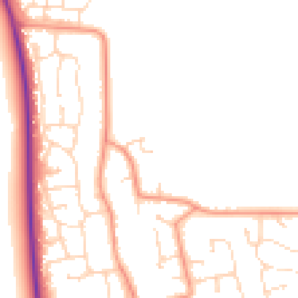 Daytime road noise heatmap for DN36 5FG