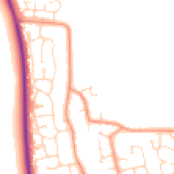 Daytime road noise heatmap for DN36 5FH