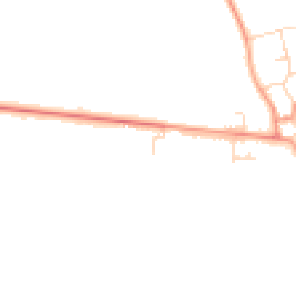 Daytime road noise heatmap for DN36 5FS