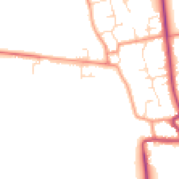 Daytime road noise heatmap for DN36 5GB