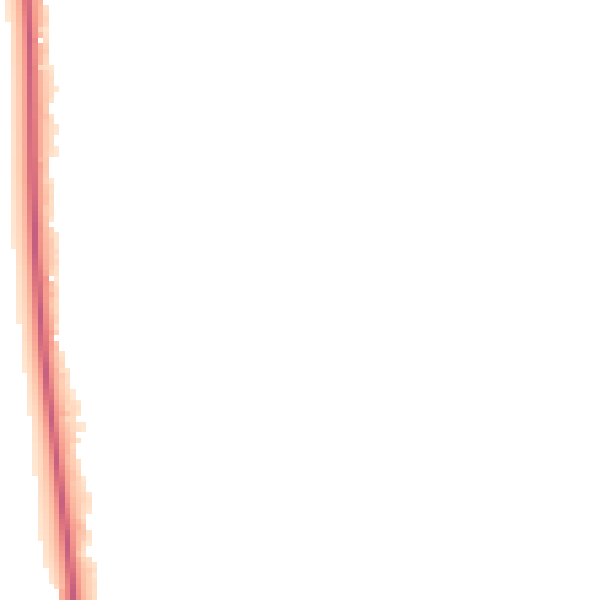 Night-time road noise heatmap for DN36 5HF
