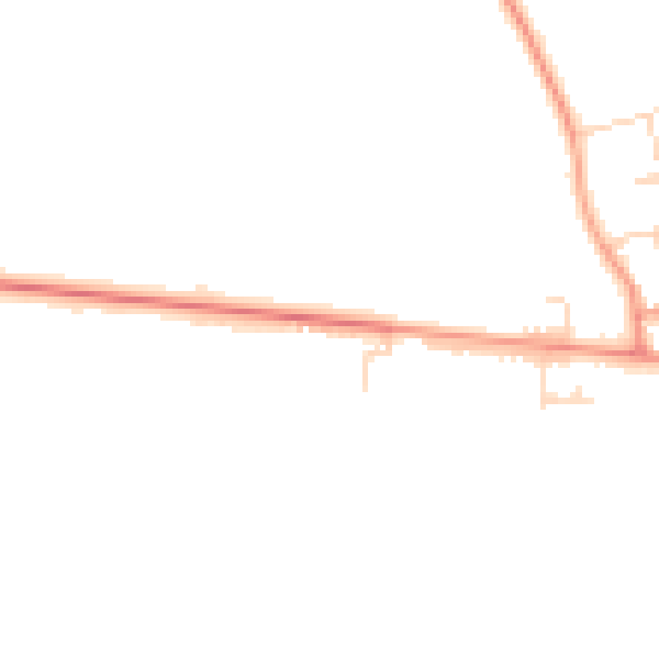 Daytime road noise heatmap for DN36 5HZ