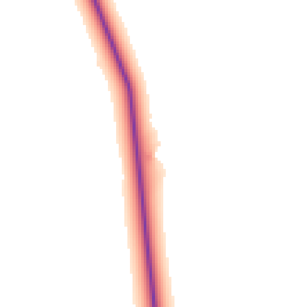 Daytime road noise heatmap for DN36 5PE