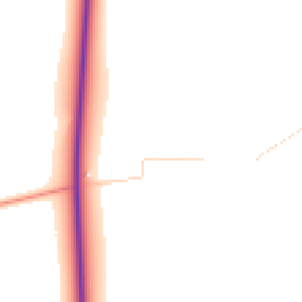 Daytime road noise heatmap for DN36 5PR