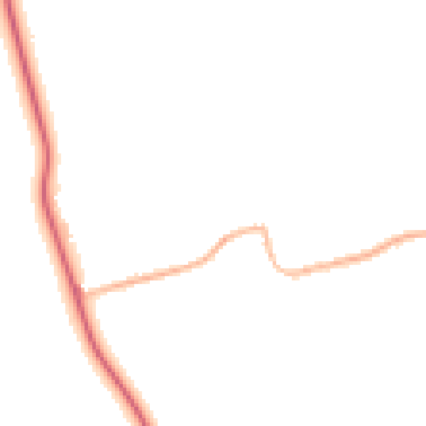 Night-time road noise heatmap for DN36 5PY