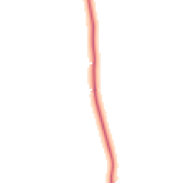 Night-time road noise heatmap for DN36 5PZ