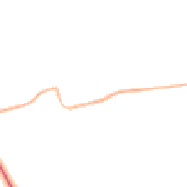 Night-time road noise heatmap for DN36 5QR