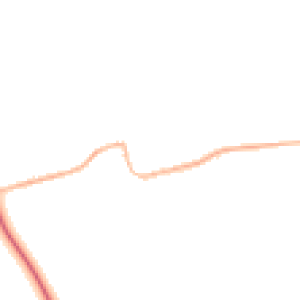 Night-time road noise heatmap for DN36 5QW