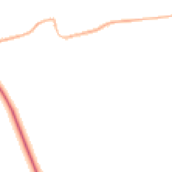 Night-time road noise heatmap for DN36 5RL