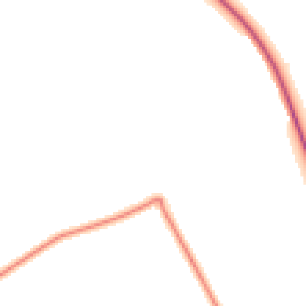 Night-time road noise heatmap for DN36 5SG