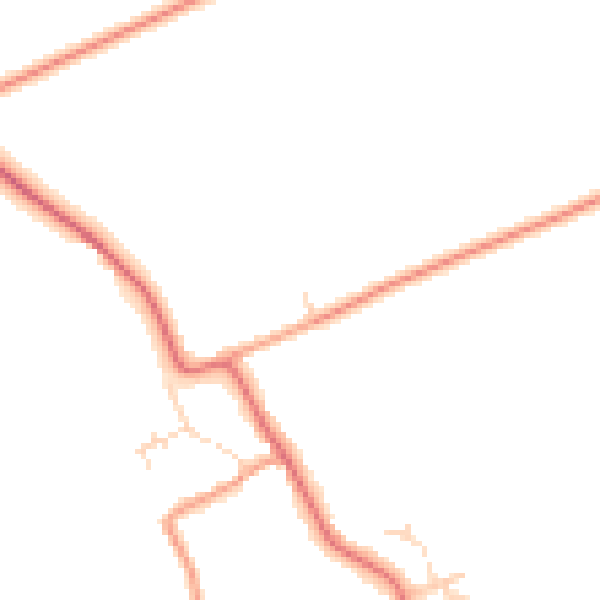 Daytime road noise heatmap for DN36 5TB