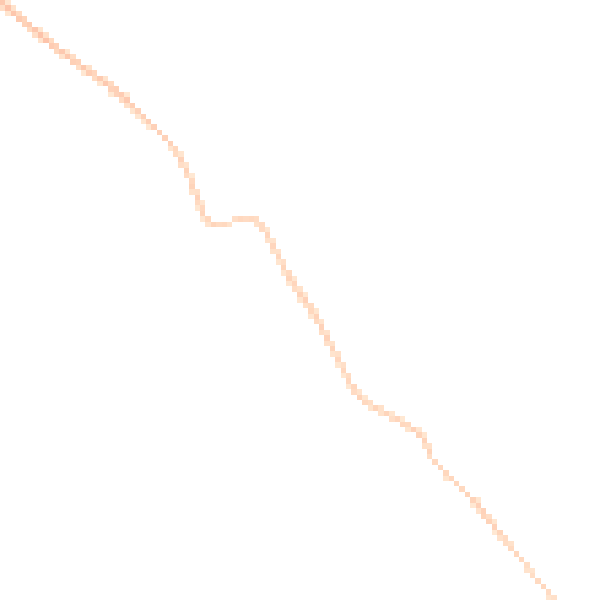 Night-time road noise heatmap for DN36 5TD