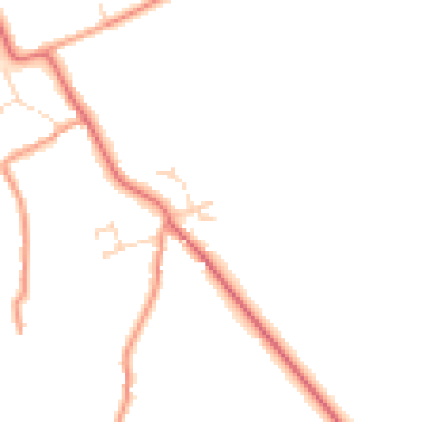 Daytime road noise heatmap for DN36 5TP