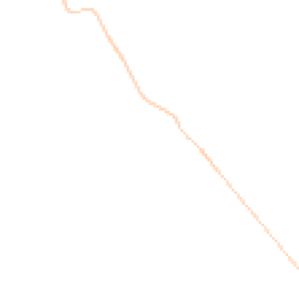 Night-time road noise heatmap for DN36 5TR