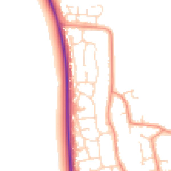 Daytime road noise heatmap for DN36 5YD
