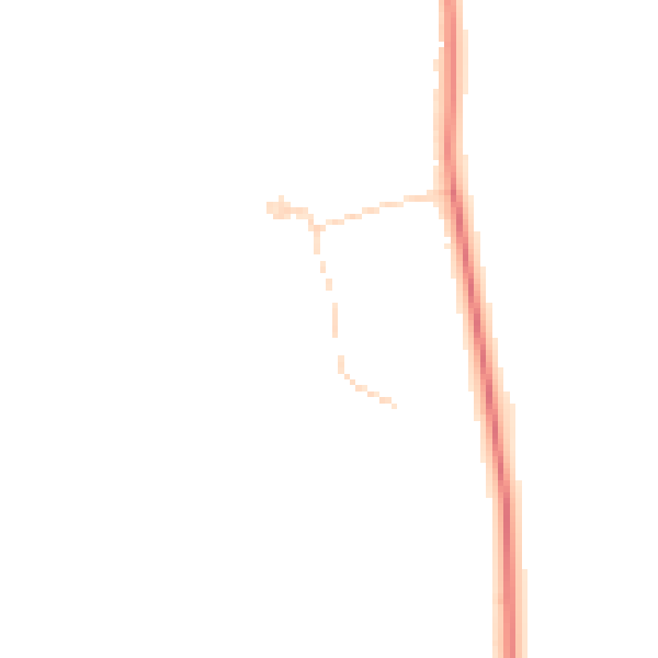 Daytime road noise heatmap for DN37 0AE