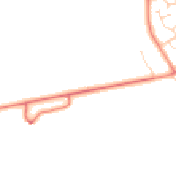 Daytime road noise heatmap for DN37 0AR