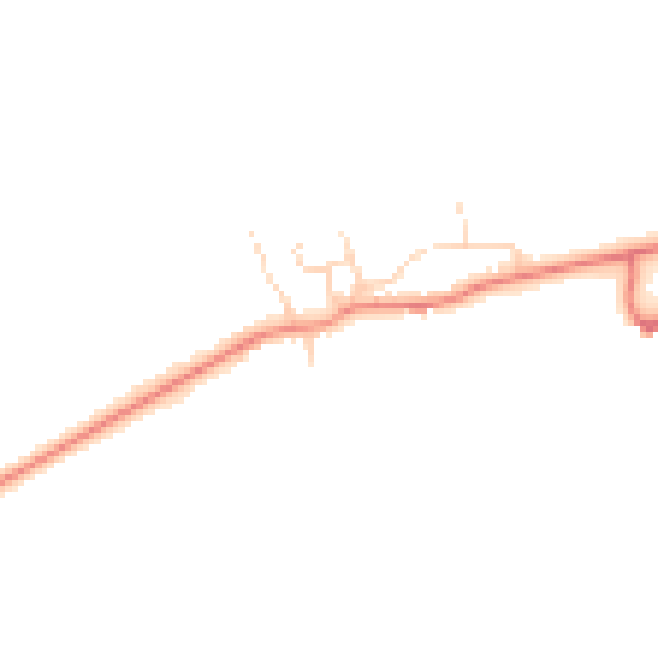 Daytime road noise heatmap for DN37 0AT
